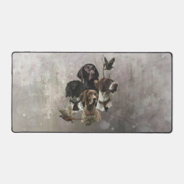 4 Deutsche Kurzzeigerfarben Schreibtischunterlage