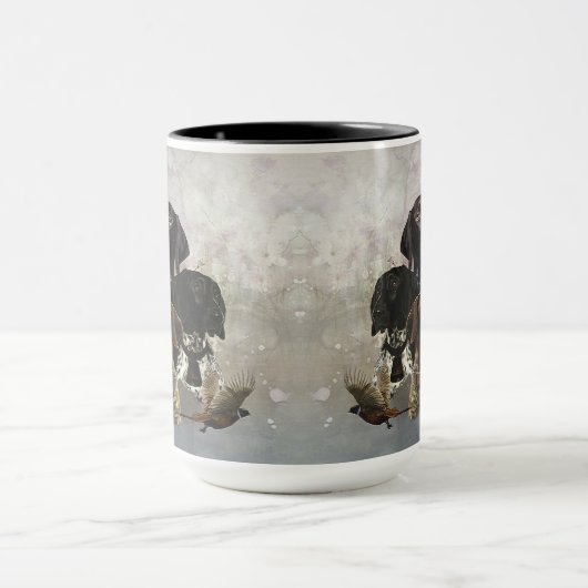 4 Deutsche Kurzzeigerfarben Tasse (Zentrum)