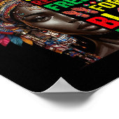 4. Didnt Set mir Freie Juneteenth ist meine Unabhä Poster (Ecke)