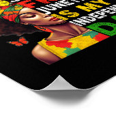 4. Didnt Set mir Freie Juneteenth ist meine Unabhä Poster (Ecke)