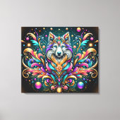 #4 Dog  Abstract  Leinwanddruck (Vorderseite)