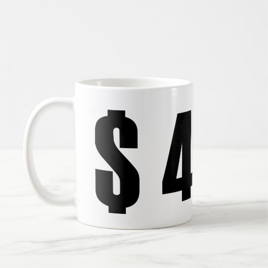 4 Dollar Kaffeetasse (Links)
