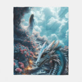 #4 Drachenwelt Fleecedecke (Vorderseite)