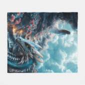 #4 Drachenwelt Fleecedecke (Vorderseite (Horizontal))