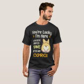 4 Du hast Glück Corgi T-Shirt (Vorne ganz)