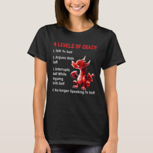 4 Ebenen verrückter Gespräche mit Selbstargumenten T-Shirt