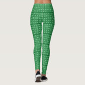4-Ecke-Loop-Design von Green St. Patty Leggings (Rückseite)