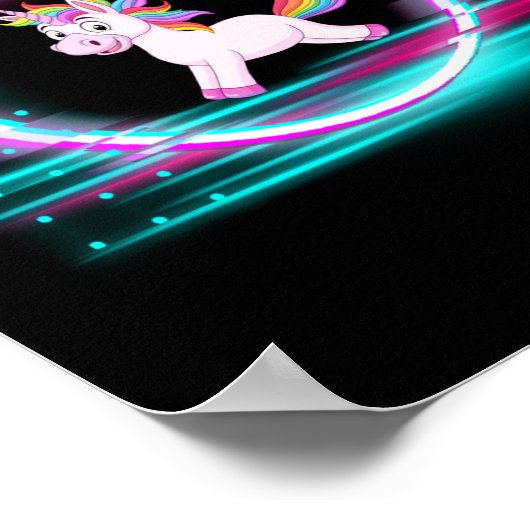 4.Einhorn-Liebe Poster (Ecke)