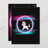 4.Einhorn-Liebe Postkarte (Vorne/Hinten)