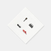 4 Elemente Hip Hop Hipster Serviette (Ecke)