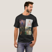 4 FamilienfotoCollage Custom Modern T-Shirt (Vorne ganz)