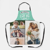 4 Familienmütter Foto sammeln Mutter Sake Mütter T Schürze (Vorderseite)