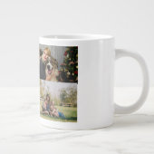 4 Family Photo Collage Custom Jumbo-Tasse (Rechts)