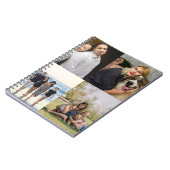  4 Family Photo Collage Custom Notizblock (Linke Seite)
