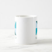 4-Farben-Pinwheel-Quiltblock mit benutzerdefiniert Kaffeetasse (Mittel)