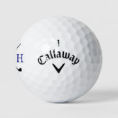 4-Farbige Initialen oder kurzer vier Buchstaben Na Golfball (Logo)