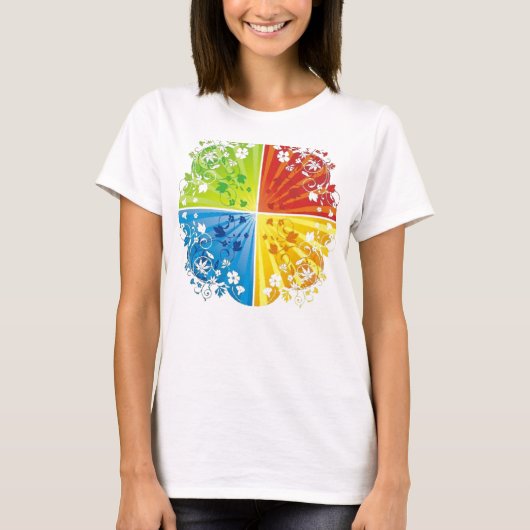 4 FarbTrägershirt T-Shirt (Vorderseite)