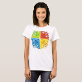 4 FarbTrägershirt T-Shirt (Vorne ganz)