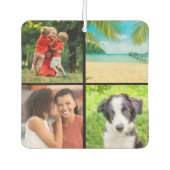 4 Favoritenfamilie Foto Collage Script Name Autolufterfrischer (Vorderseite)
