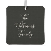 4 Favoritenfamilie Foto Collage Script Name Autolufterfrischer (Rückseite)