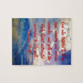 4. Februar - Bibel-Vers-Geburts-Puzzlespiel Puzzle (Horizontal)