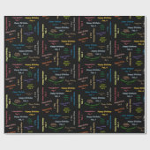 4. Februar Geburtstag Geschenkpapier (Flach)