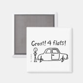 4 Flats Magnet (Vorderseite/Rückseite)