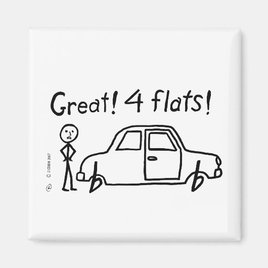 4 Flats Magnet (Vorne)