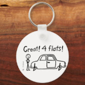 4 Flats Schlüsselanhänger (Vorderseite)