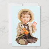 4. Foto 4. Geburtstag Party Einladung (Rückseite)