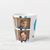 4 Foto Anfangsname schwarz blau Milchtasse (Vorderseite)