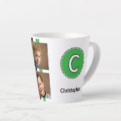 4 Foto Anfangsname schwarz grün Milchtasse (Rechte Ecke)
