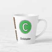 4 Foto Anfangsname schwarz grün Milchtasse (Rechts)