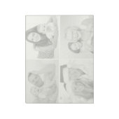 4 Foto Auto Bild in B & W Leuchtton umwandeln Notizblock (Rotiert)