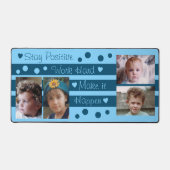 4 Foto bleibe positive blaue Schreibtischmatte (Vorderseite)