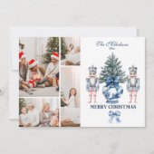 4 Foto Blue Chinoiserie Nutcracker Weihnachten (Vorderseite)