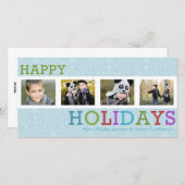 4 Foto Chic Frost Weihnachten (Vorne/Hinten)