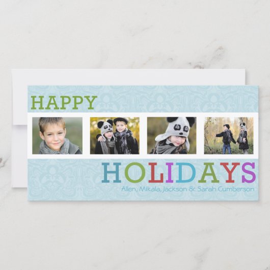 4 Foto Chic Frost Weihnachten (Vorderseite)