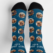 4 Foto Collage Bester Daddy je Socken (Oben)