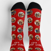 4 Foto Collage Bester Daddy je Socken (Oben)