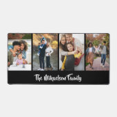4 Foto Collage Custom Gift Schreibtischunterlage (Vorderseite)
