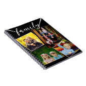 4 Foto Collage Family Pictures Custom Notizblock (Rechte Seite)