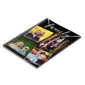 4 Foto Collage Family Pictures Custom Notizblock (Linke Seite)