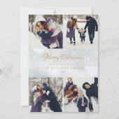 4 Foto Collage Frohe Weihnachten Winter Frost (Vorderseite)