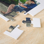 4 Foto Collage Geschenk für Vater Personalisiert C Puzzle (Seite)