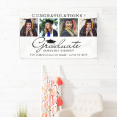 4 Foto Collage Glückwunschs Graduate 2025 Abschlus Banner (Insitu)