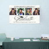 4 Foto Collage Glückwunschs Graduate 2025 Abschlus Banner (Messeveranstaltung)