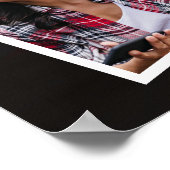 4 Foto Collage Gold Graduation Party-Zeichen Poster (Ecke)