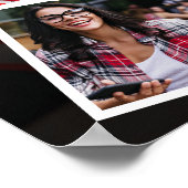 4 Foto Collage Graduation Party Welcome SIgn Poster (Ecke)