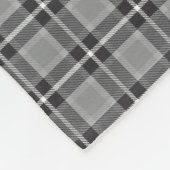 4 Foto Collage Grau Buffalo Kariert Oma Fleecedecke (Ecke)